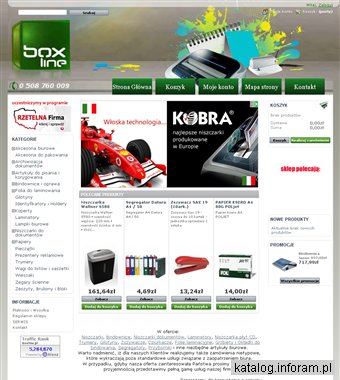 Boxline.pl - internetowy sklep biurowy