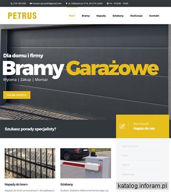 Bramy garażowe Lublin cennik - www.bramygarazowe.lublin.pl