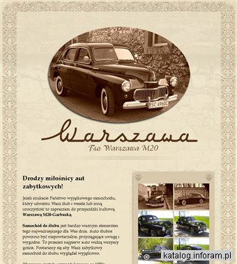 Samochód do ślubu Częstochowa - BrazowaWarszawa.pl