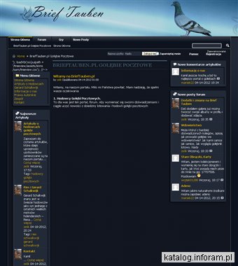 BriefTauben - Gołębie Pocztowe to nasza pasja