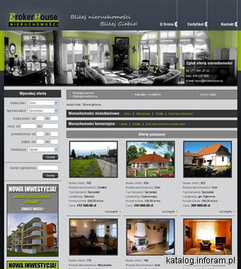 Opole domy Brokerhouse