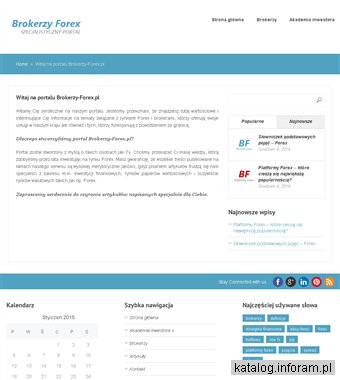 Brokerzy Forex - Serwis specjalistyczny