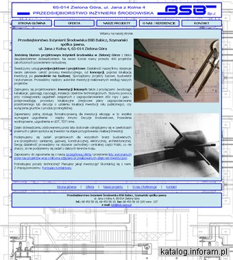 Biuro projektowe inżynierii środowiska PIŚ BSB