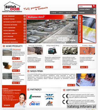 Budodom - producent prefabrykatów betonowych takich jak ogrodzenia betonowe