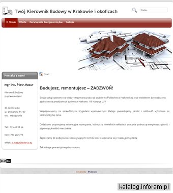 Twój kierownik budowy w Krakowie