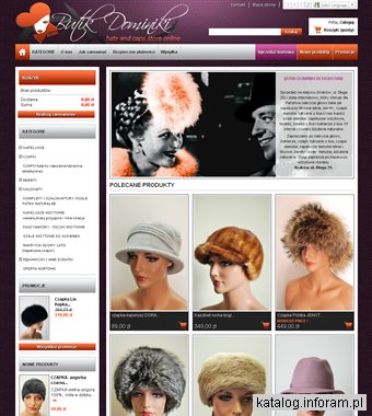 Nakrycia głowy - sklep internetowy