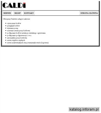 Serwis kotłów Caldi