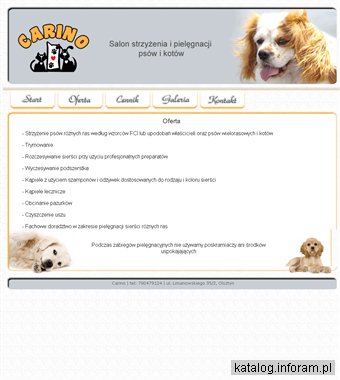 Carino - salon strzyżenia i pielęgnacji psów i kotów