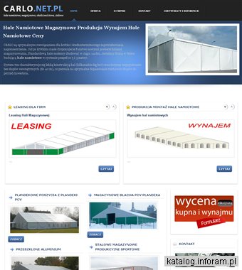 Namiotowe hale magazynowe - Carlo