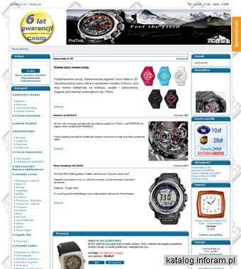 Zegarki casio damskie