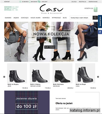 Sklep z obuwiem - casu.pl