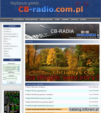 CB-radio.com.pl - darmowe ogłoszenia, anonse : cb-radio, anteny cb, akcesoria