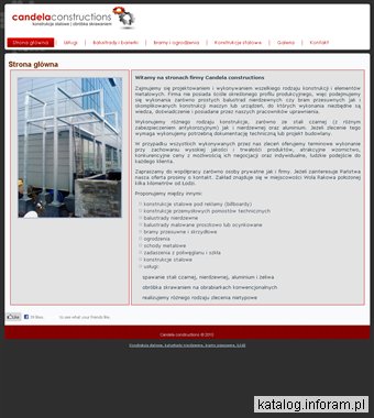 Candela constructions. Usługi metalowe