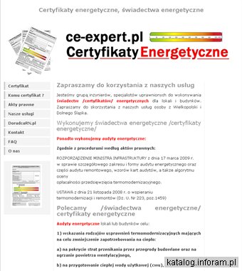 CE-Expert świadectwa energetyczne