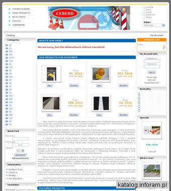 Lustra drogowe - Ceberd