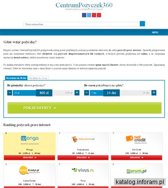 Pożyczki online - centrumpozyczek360.pl