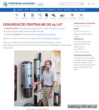 Odkurzacze Centralne - Centrumwygody.pl