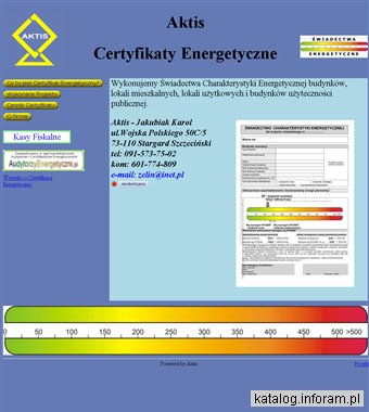 Certyfikat energetyczny Stargard Szczeciński