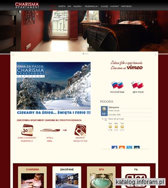 Apartament Charisma - luksusowy nocleg w centrum Zakopanego.