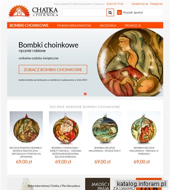 Chatka z Piernika - sklep internetowy z ozdobami świątecznymi