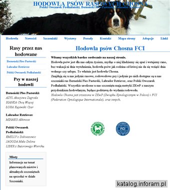 Hodowla psów rasowych Chosna