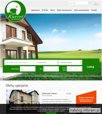 KURORT nieruchomości wynajem Ciechocinek