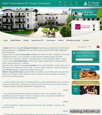 Hotel St. George w Ciechocinku - wynajem sal konferencyjnych