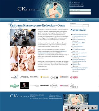 CK ESTHETICA zabiegi antycelulitowe Józefosław