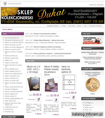 Sklep Numizmatyczny Dukat
