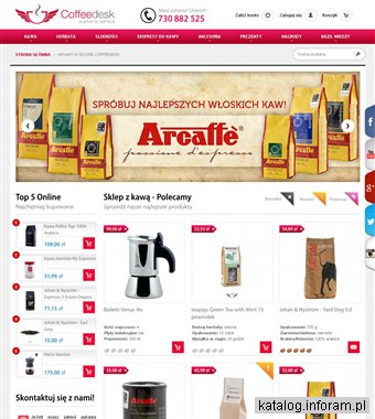 Coffeedesk - twój sklep z kawą ziarnistą