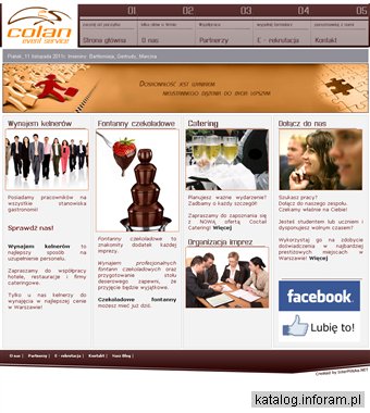 Wynajem fontann czekoladowych