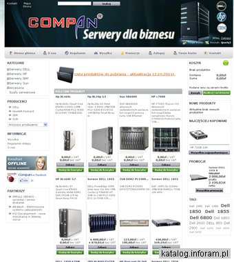 Serwery Dell, HP, IBM, SUN - Jelenia Góra