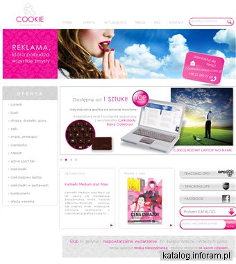 Cookie słodycze reklamowe