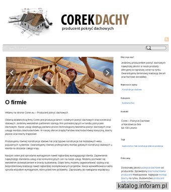 Pokrycia dachowe z blachy