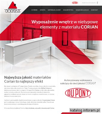 Umywalki z corianu - cortal.com.pl