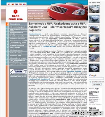 Samochody z USA. Auta z Ameryki. Auto giełda. Import aut. Uszkodzone pojazdy.