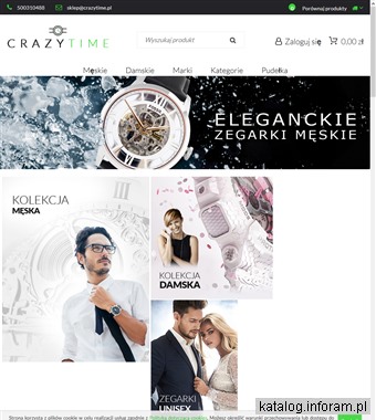Crazy Time - sklep z Zegarkami online