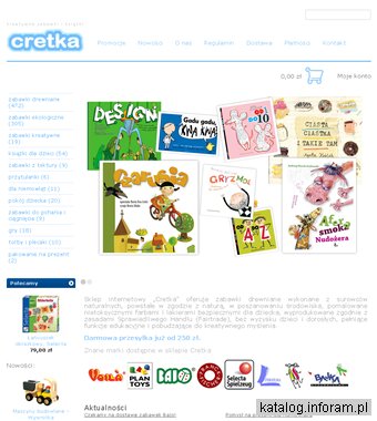 Sklep z zabawkami ekologicznymi i drewnianymi - cretka.pl