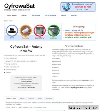 CyfrowaSat - anteny, wzmacniacze gsm Kraków