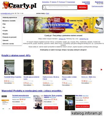 Tanie zabawki w Czarty.pl