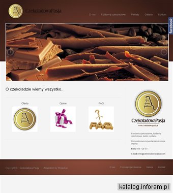 Fontanna czekoladowa Rzeszów - atrakcje weselne