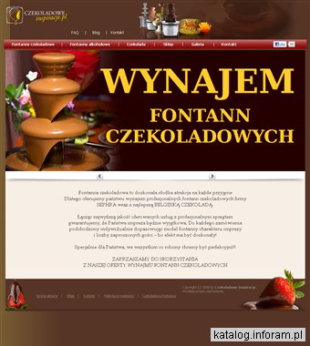 Czekoladowa fontanna