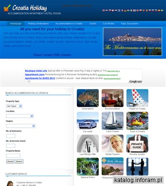 Dalmacja Chorwacja zakwaterowanie apartamenty