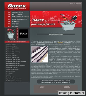 Przecinarki bomar - części - serwis - prasy krawędziowe