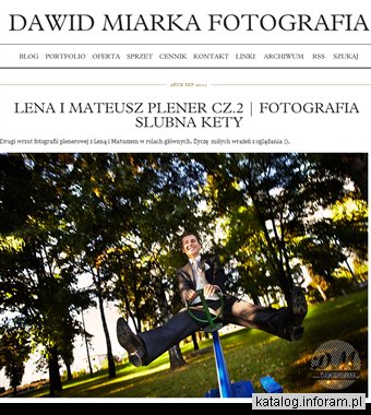 Fotografia ślubna Andrychów Kraków Dawid Miarka