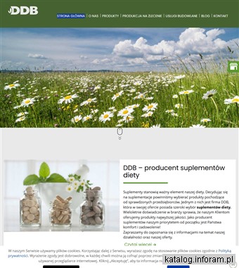 Producent suplementów diety ddb.com.pl