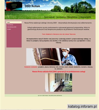 DDD Robak Dezynsekcja Mińsk Mazowiecki