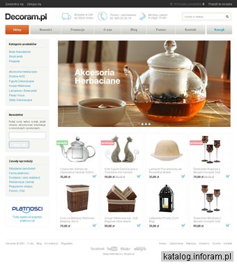 Decoram.pl - prezenty, dekoracje i wyposażenie wnętrz