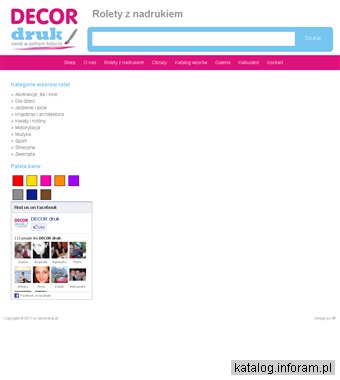 Rolety z nadrukiem, wzory rolet, nadruk na roletach.