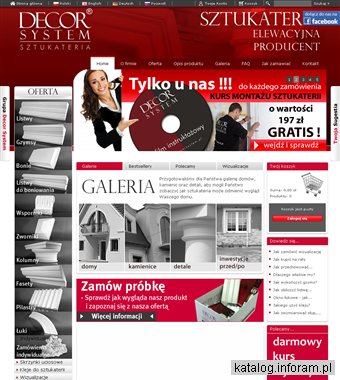 Sztukateria elewacyjna i wewnętrzna Decor System